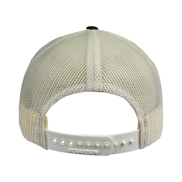 Snapback cap- Chocolate Chip with Vanilla Mesh