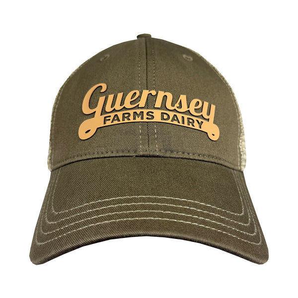 Snapback cap- Chocolate Chip Color with Birch Mesh
