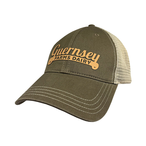 Snapback cap- Chocolate Chip Color with Birch Mesh