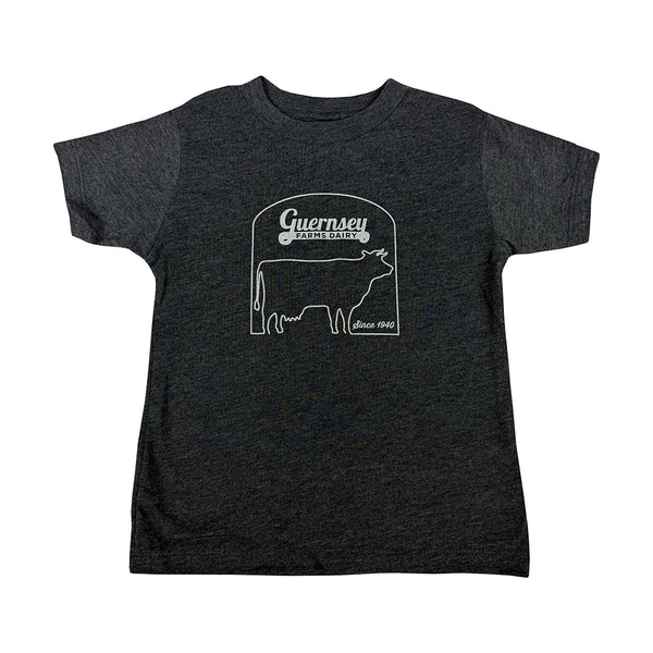 Guernsey Toddler Cow Outline Tee