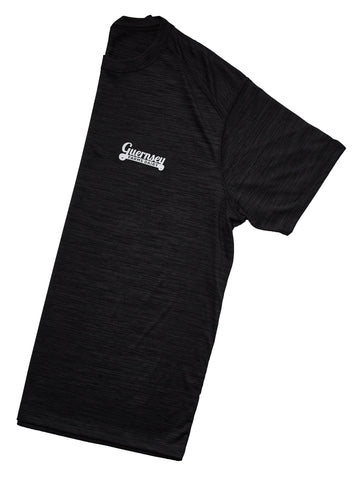 Guernsey Black  Shadow Tonal Heather Athletic T Shirt