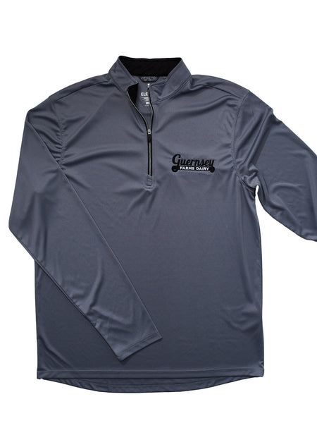 Guernsey Gray Athletic Long Sleeve Quarter Zip